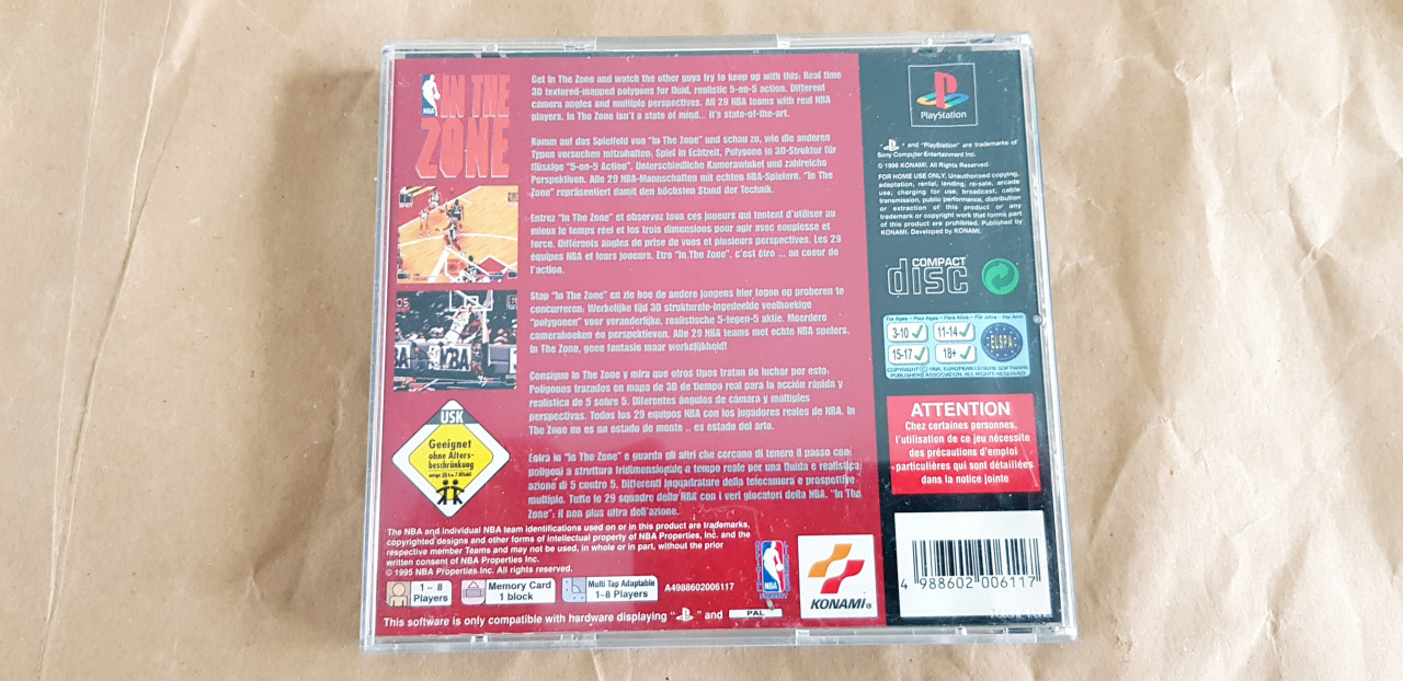 Image article NBA in the zone ps1