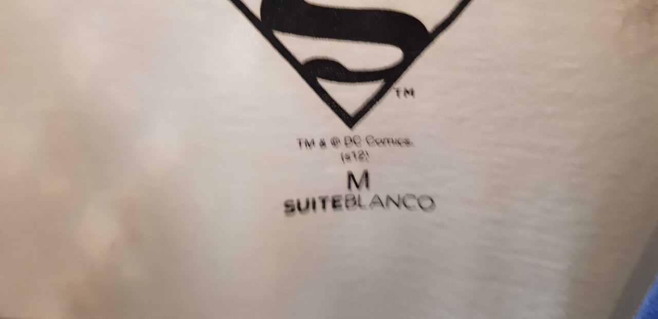 Image article t-shirt Superman tailler M