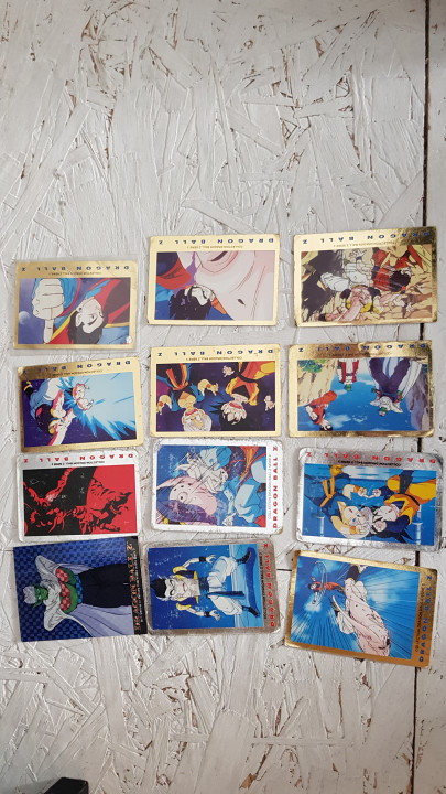 Image article Lot de 12 cartes Dragon ball