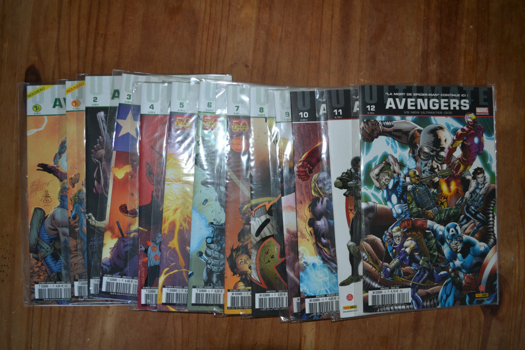 Image article Lot Comics "Ultimate Avengers" 1 à 12 (13 vol.)