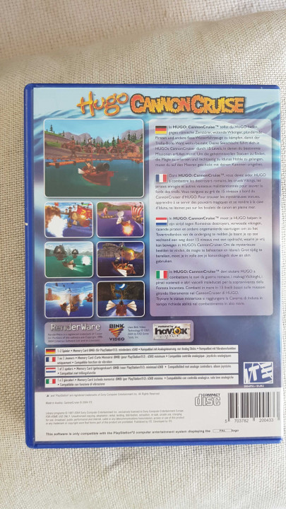 Image article Hugo Cannon cruise ps2