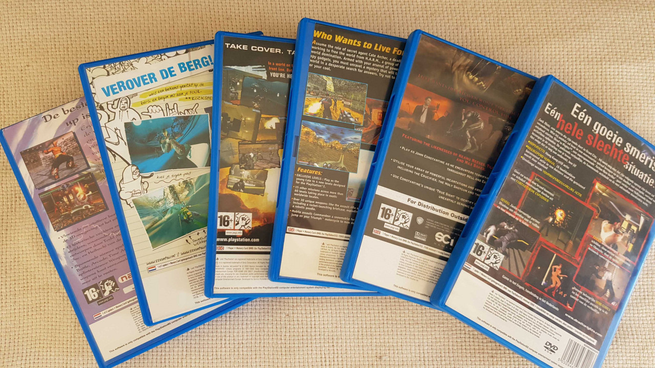 Image article Lot de 6 jeux PS2