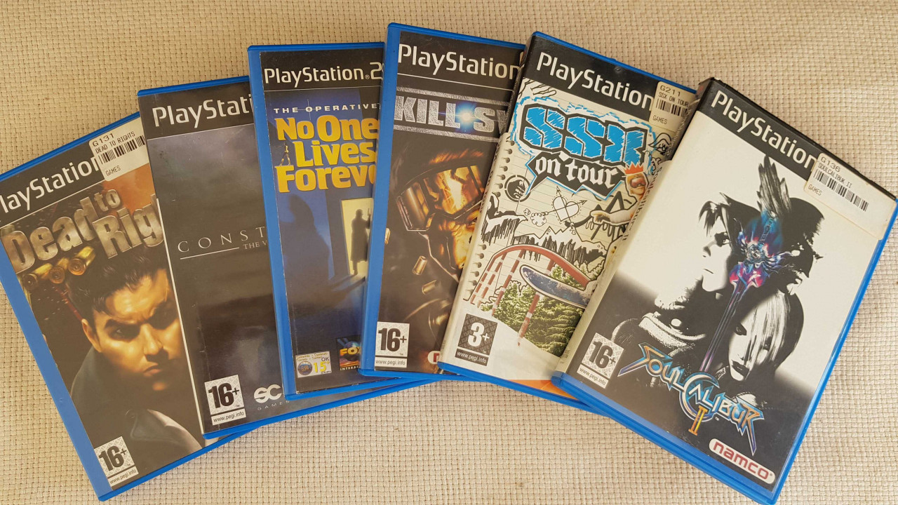 Image article Lot de 6 jeux PS2