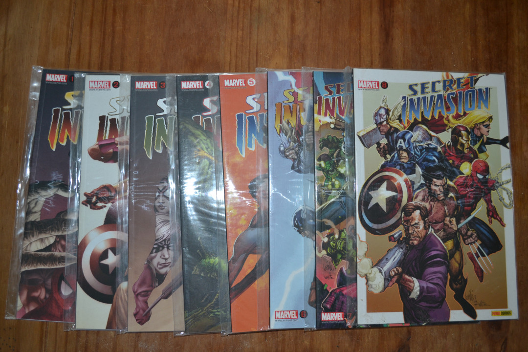 Image article Lot comics "Secret Invasion" 1à8+ 3HS neufs