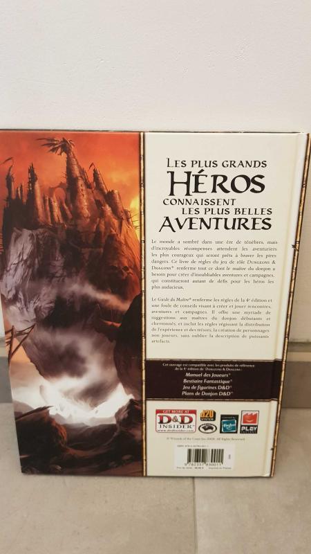 Image article Dungeons & Dragons - Guide du Maitre