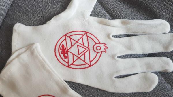 Image article Paire de gant Mustang Fullmetal alchemist