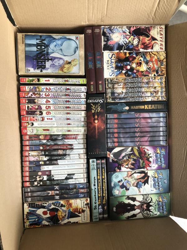 Image article Lot dvd mangas