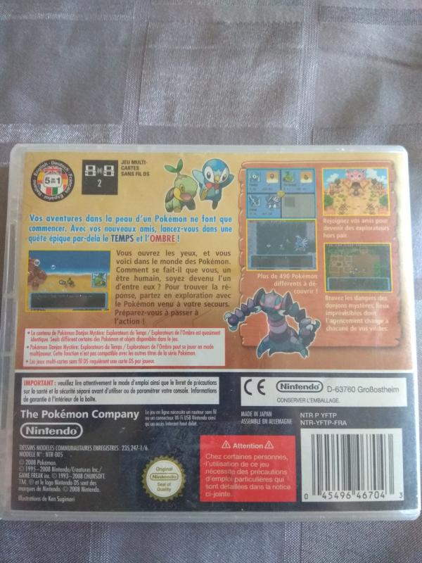 Image article Nintendo DS - Pokémon Donjon mystère - Boitier seul