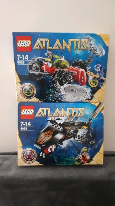 Image article lot de 2 boîte lego atlantis neuf