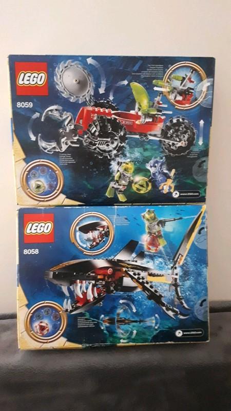 Image article lot de 2 boîte lego atlantis neuf