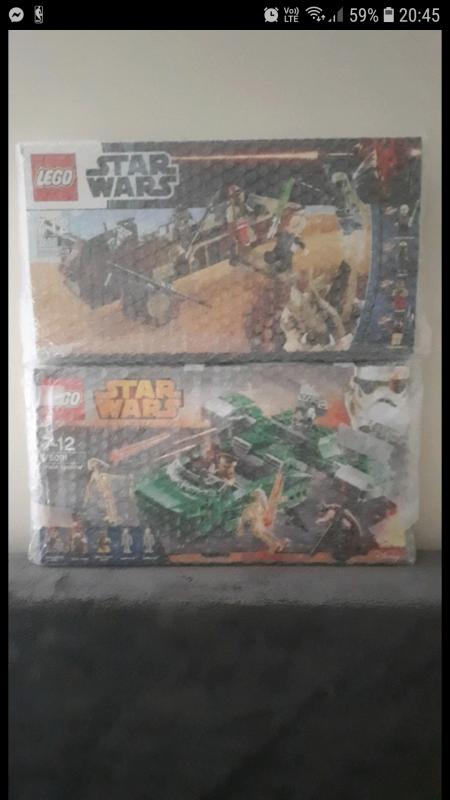 Image article lot de 2 boites lego star wars complet