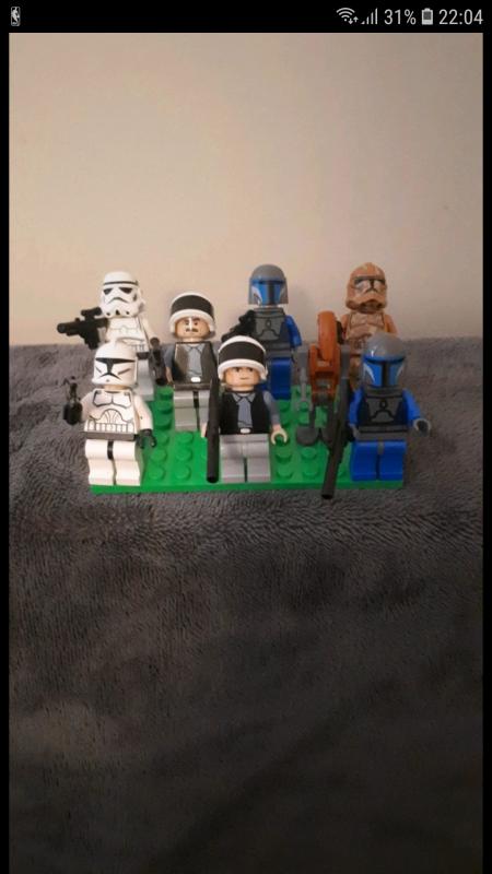 Image article lot de 8 mini figurine lego star wars