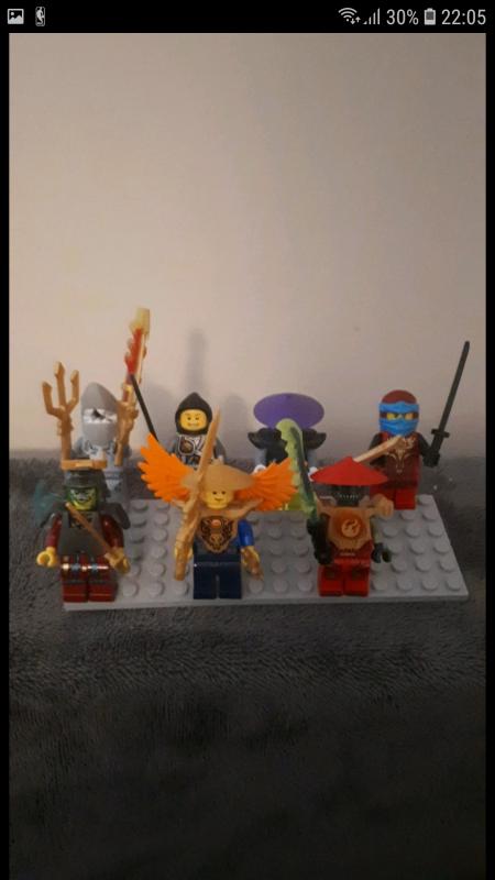 Image article lot de 7 mini figurine lego
