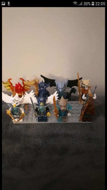 Image article lot de 8 mini figurine lego