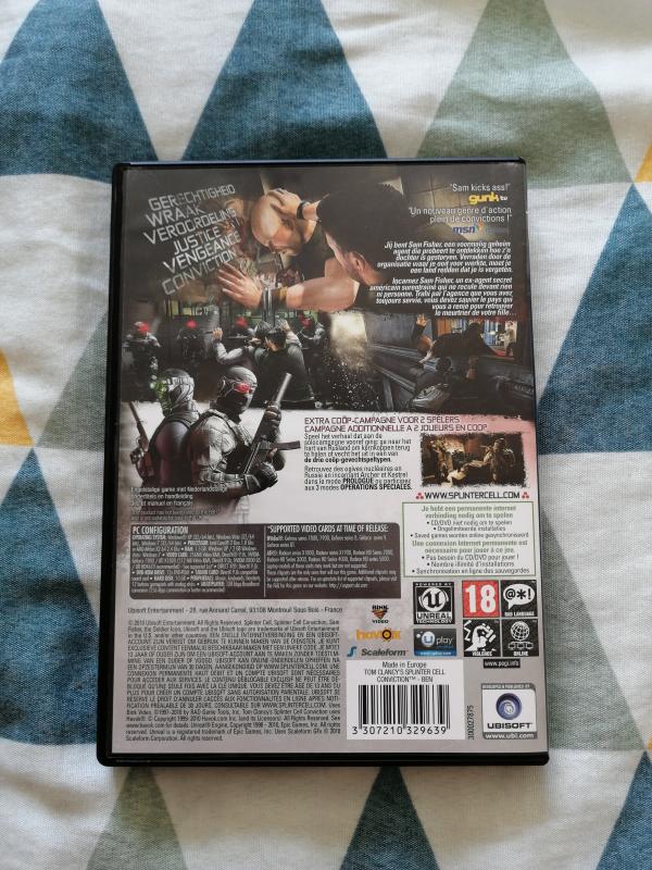 Image article Splinter cell Conviction Pc