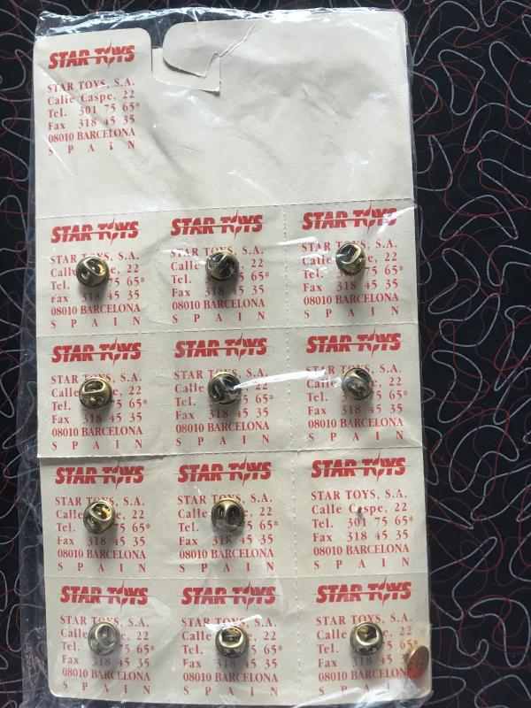 Image article Planche de 12 pins sonic sega star toys