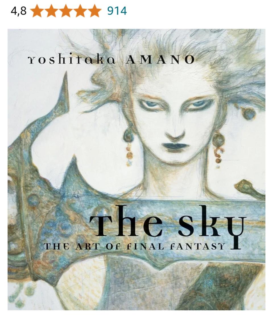 The Sky: The Art of Final Fantasy Slipcased Edition by Yoshitaka Amano