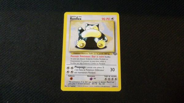 Image article Carte pokémon Ronflex rare 27/64 série Jungle wizards.