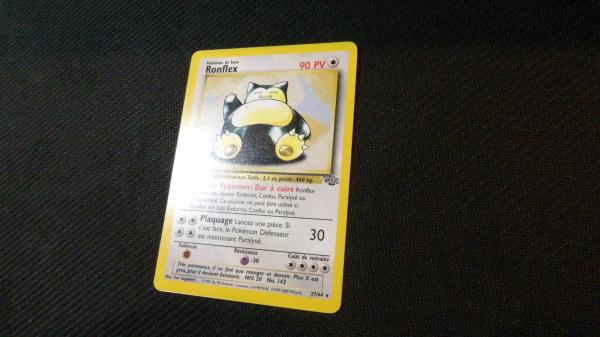 Image article Carte pokémon Ronflex rare 27/64 série Jungle wizards.