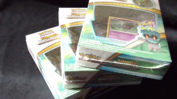 Image article Coffret Pokémon Légende brillante Marshadow sceller et neuf x3 coffrets.