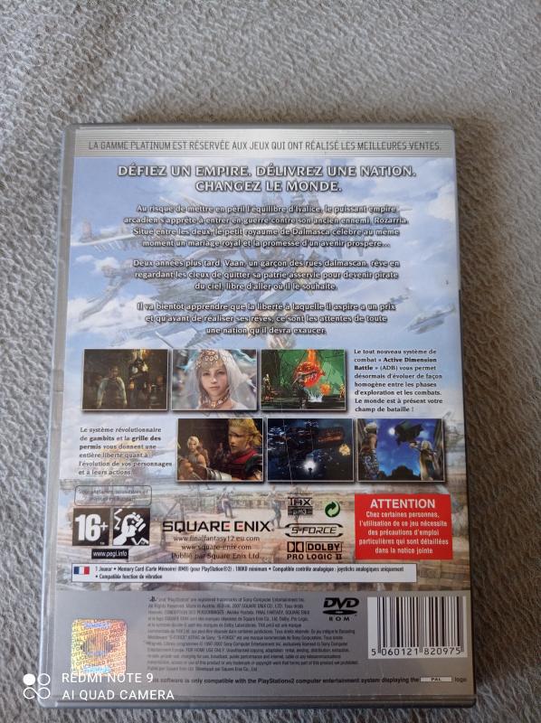 Image article Sony - Playstation 2 - Final fantasy XII