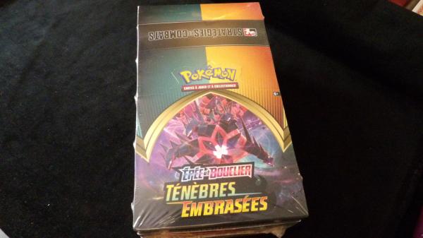 Image article Display Pokémon d'avant première PR, Pré-release, Ténébres Embrasées, neuve et sceller, 10 Kits.