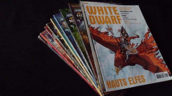 Image article Lot de magazines White Dwarf ancienne édition années 99 à 2013.