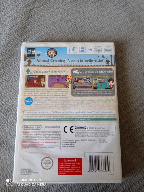 Image article Nintendo - Wii - Animal Crossing - Boitier seul