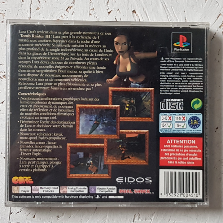 Image article Tomb raider 3 ps1