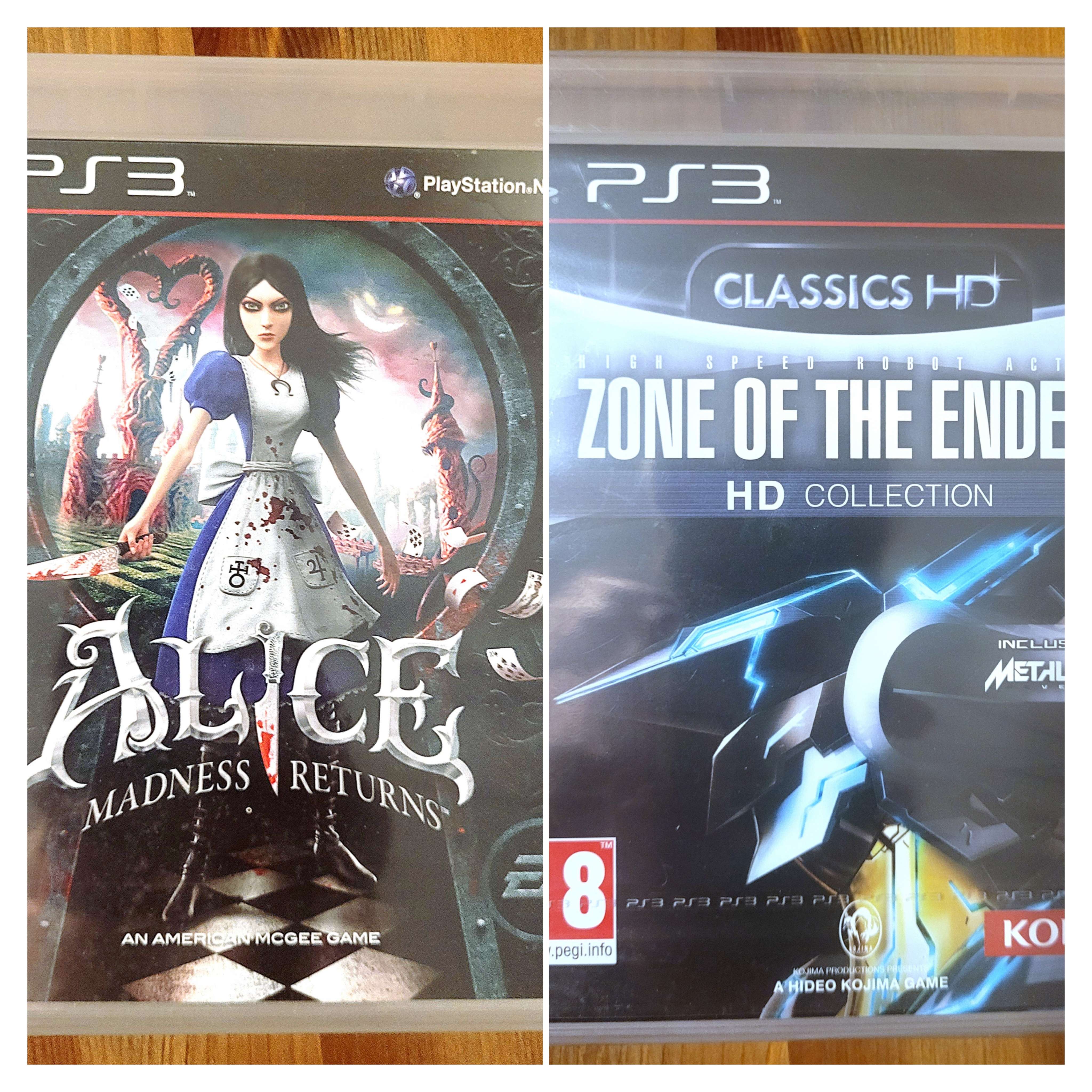 2 jeux Neufs! Alice PS3 UK/Fr + Zone of the Enders HD collection