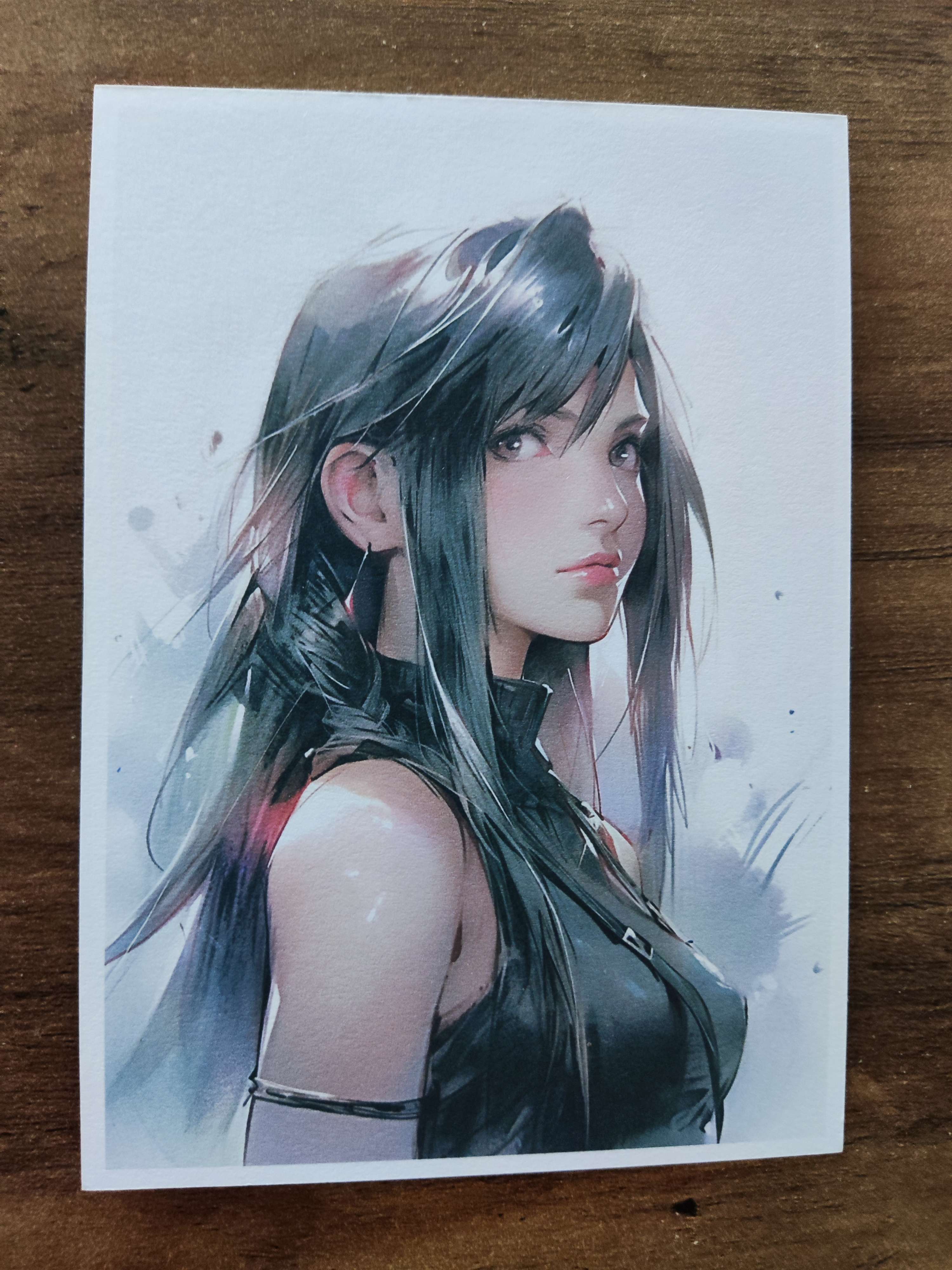 Carte Jumbo Tifa Lockhart Final Fantasy 7