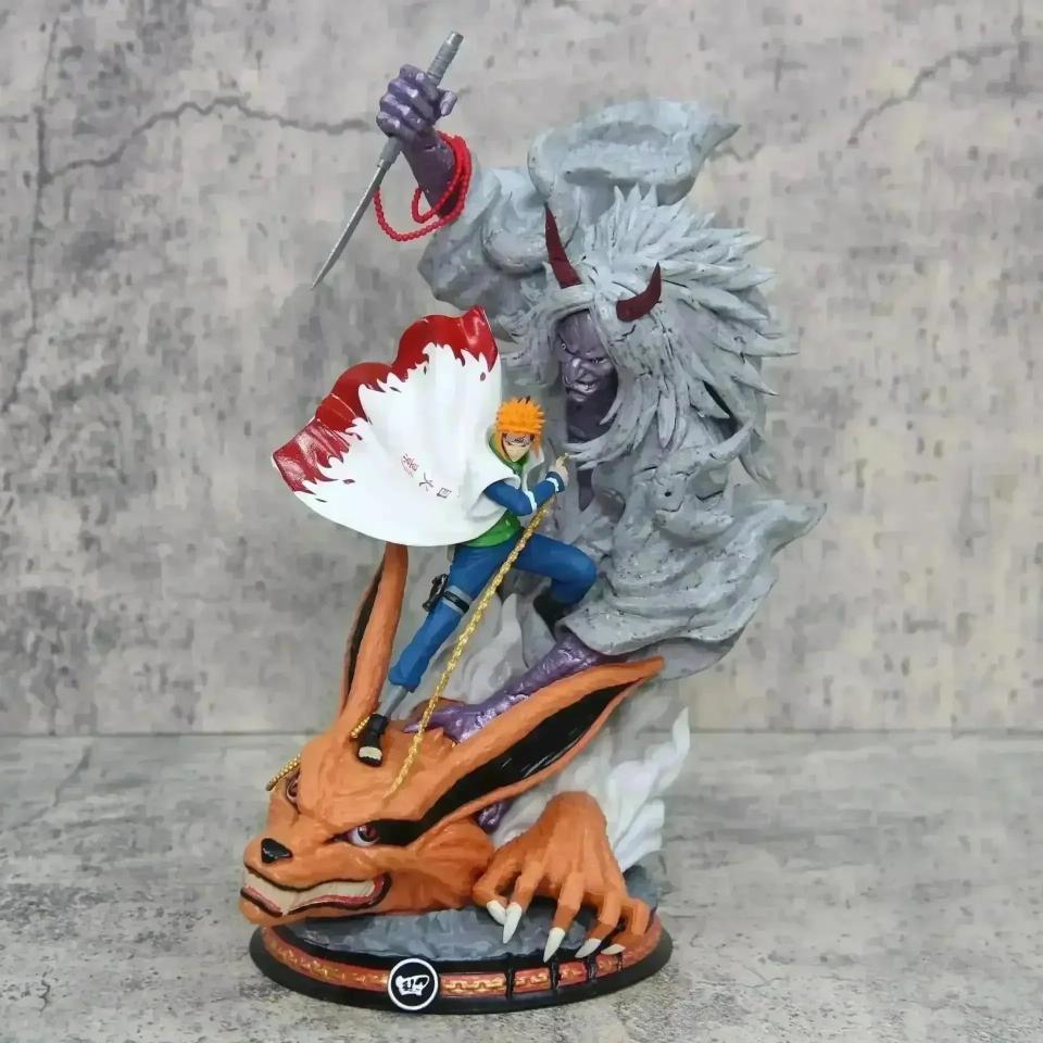 Figurine Naruto Shippuden Minato Namikaze 28cm PVC Collection Statue Anime Neuf