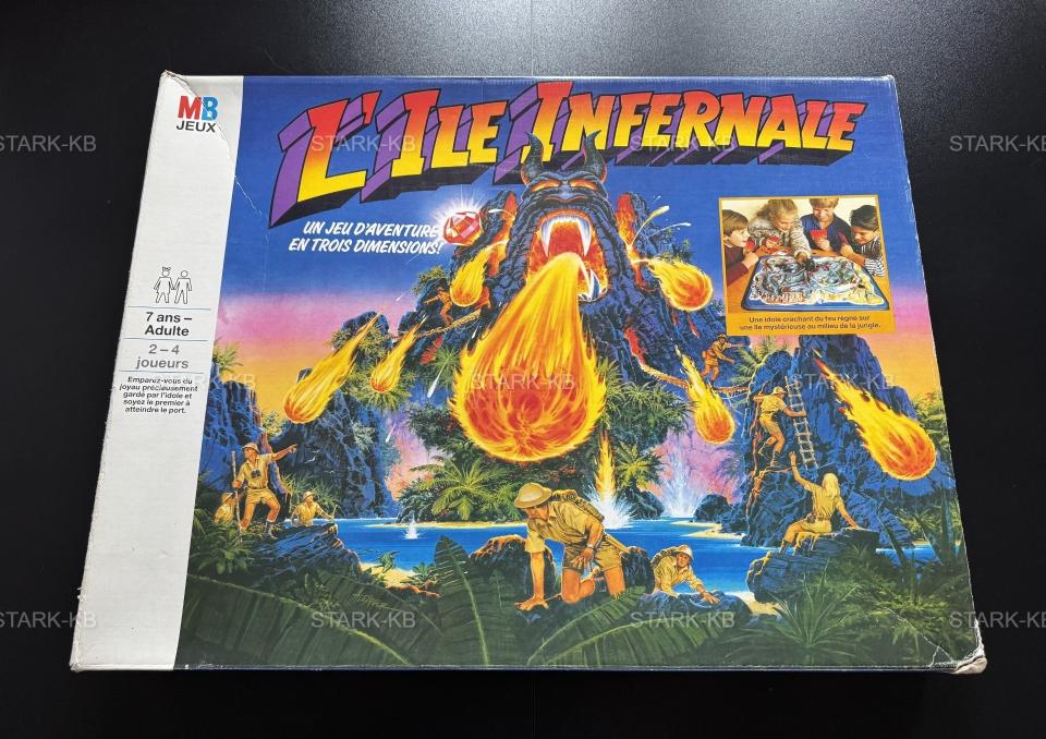 L’Ile Infernale (1e version) 1987 MB Complet TBE Rare et Vintage