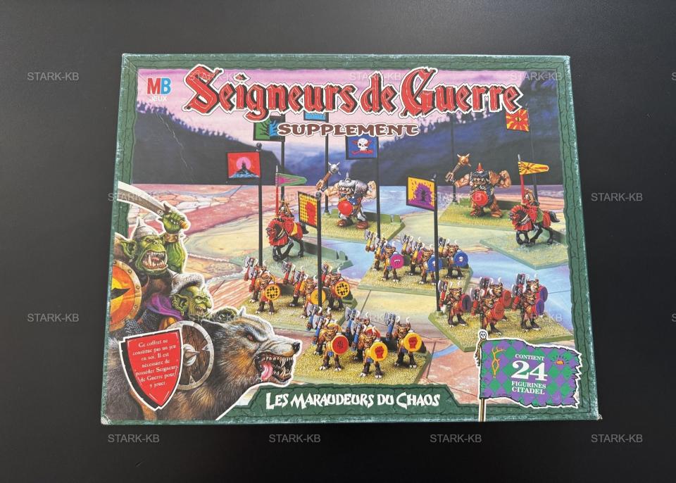 Les Maraudeurs du Chaos Extension Seigneurs de guerre 1992 MB Neuf Vintage