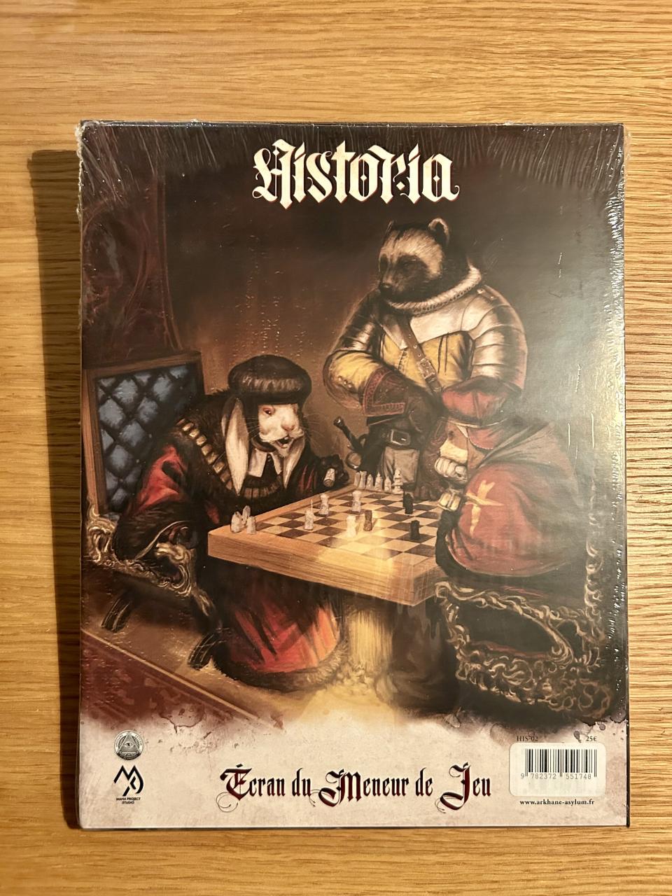 JDR - Écran du Meneur de Jeu - Historia (Arkhane Asylum) - Neuf sous blister