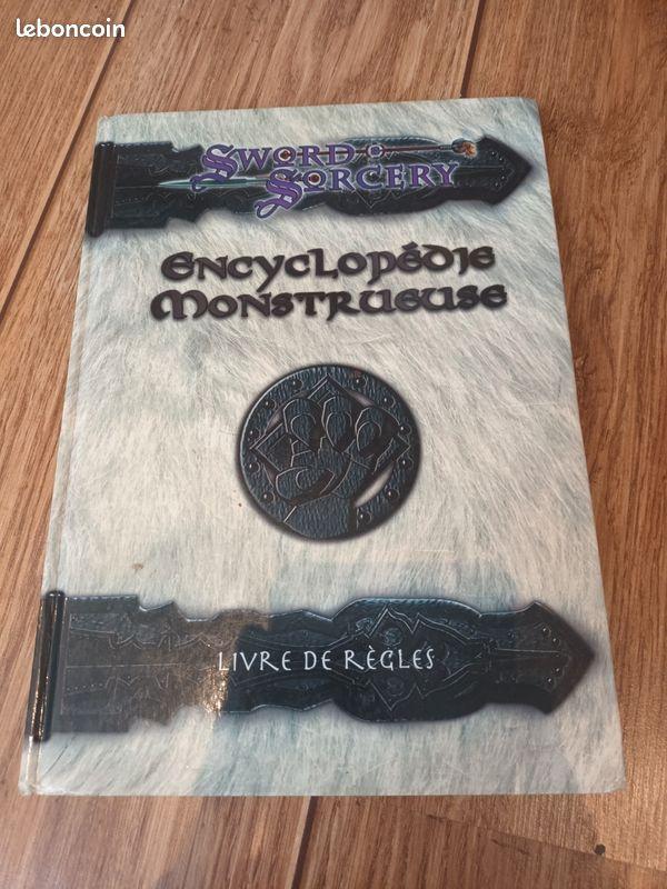 Livre de règles D&D 3ème Édition – Encyclopédie Monstrueuse (Sword & Sorcery / Terres Balafrées)