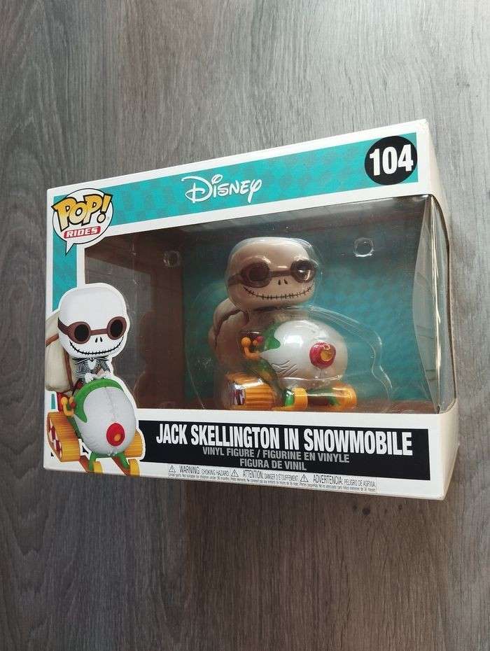 L'étrange Noël De Monsieur Jack : Figurine Funko Pop Rides n°104 (Jack En Snowmobile)