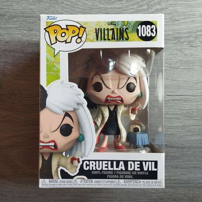 Disney Villains : Figurine Funko Pop N° 1083 (Cruella De Vil)