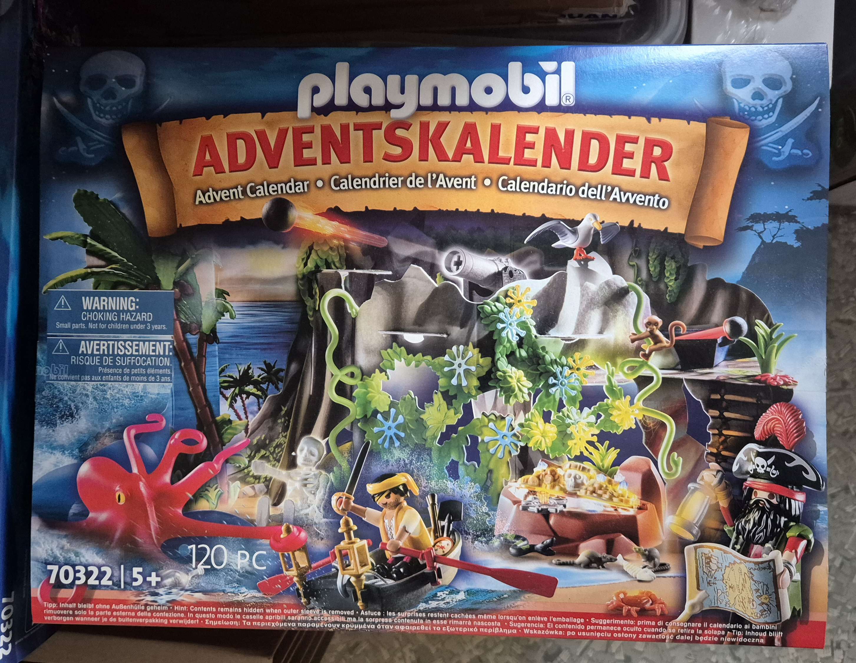 Calendrier de l'avent 70322 Pirates Playmobil