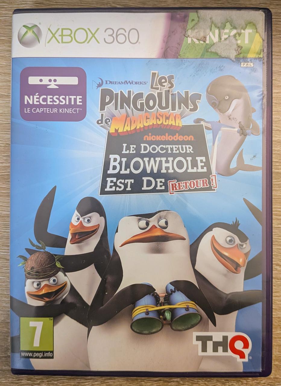 Les Pingouins de Madagascar Le Docteur Blowhole est de retour Xbox 360 Kinect