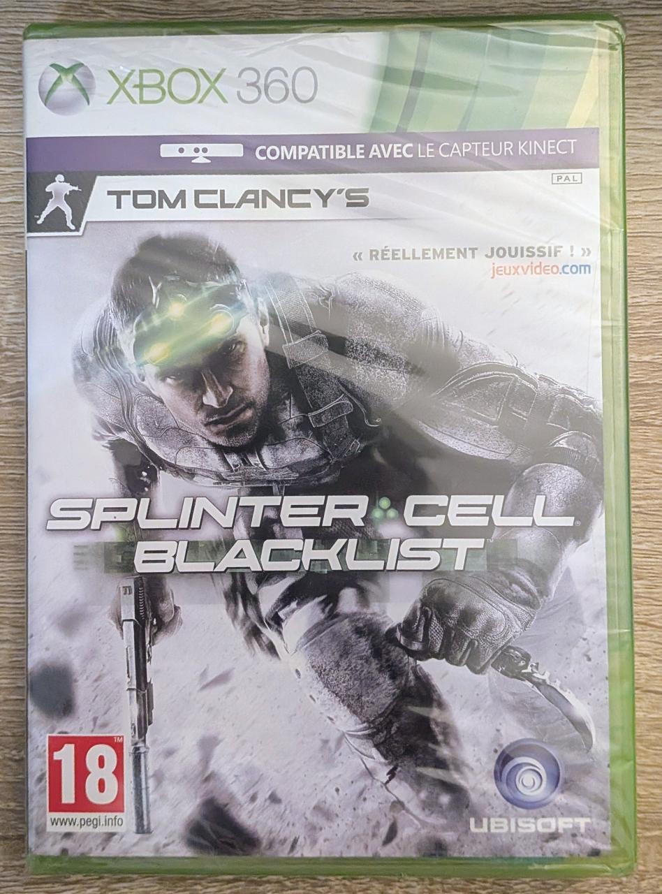 Tom Clancy's Splinter Cell Blacklist Xbox 360 - NEUF SOUS BLISTER
