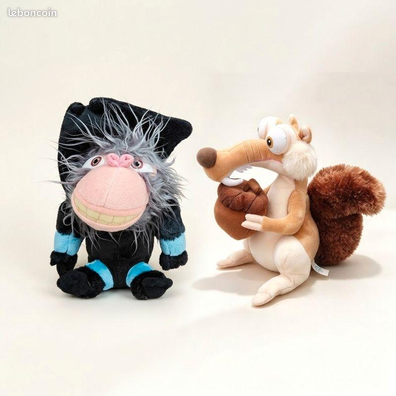 Lot peluches l'âge de glace