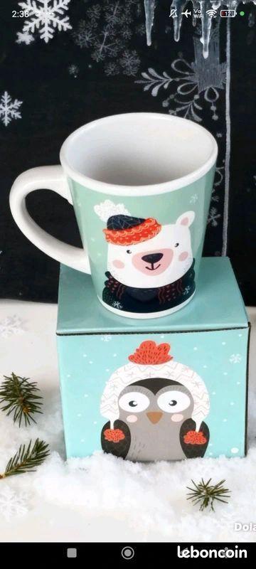 Tasse de noel ours neuve