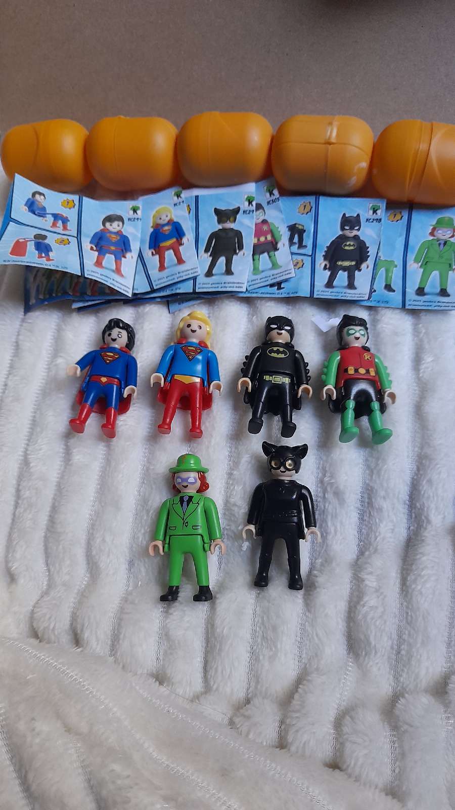 Lot de 6 figurines Playmobil DC Comics avec notices