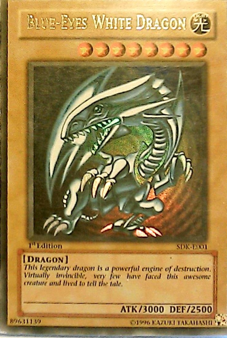 BlueEyes White Dragon SDKE001 LP .. Grenier du Geek