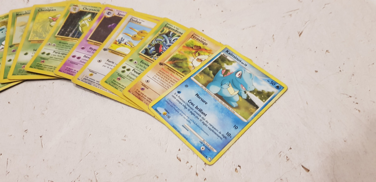 Image article Lot de 10 cartes pokemon