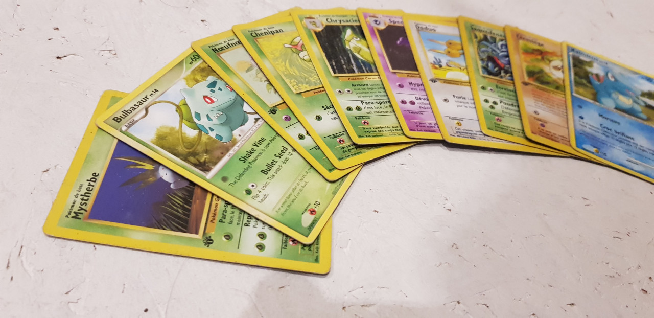 Image article Lot de 10 cartes pokemon