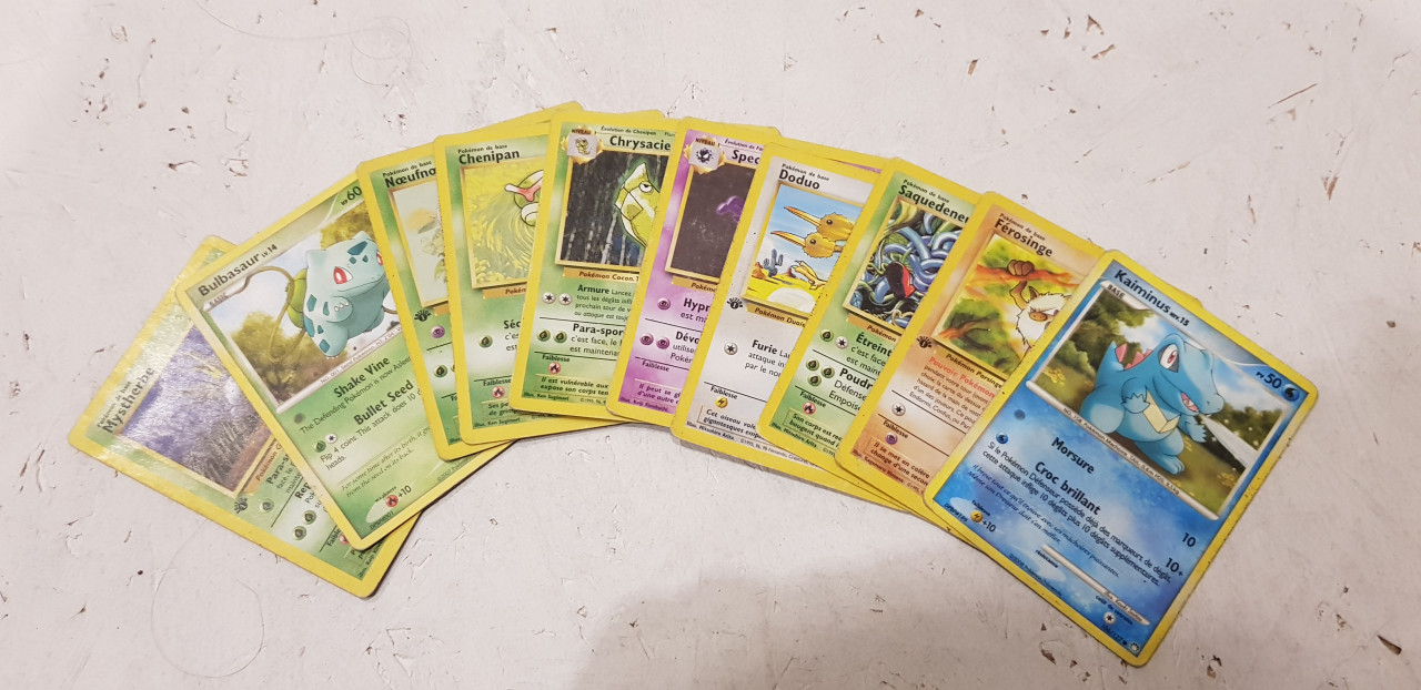 Image article Lot de 10 cartes pokemon