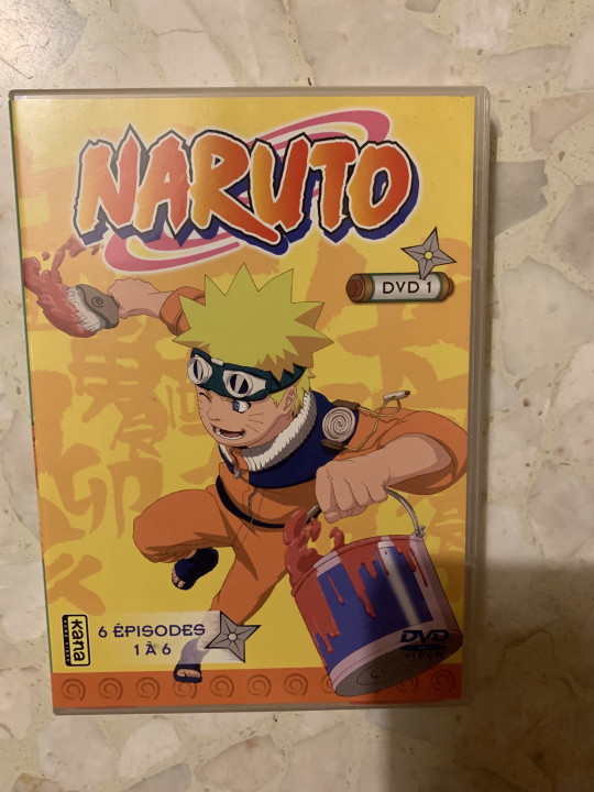 Image article Naruto, dvd , 6 premier épisode