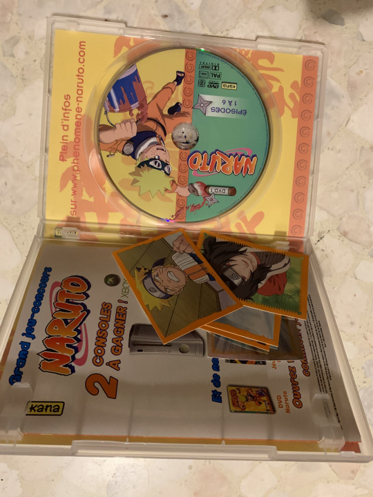 Image article Naruto, dvd , 6 premier épisode
